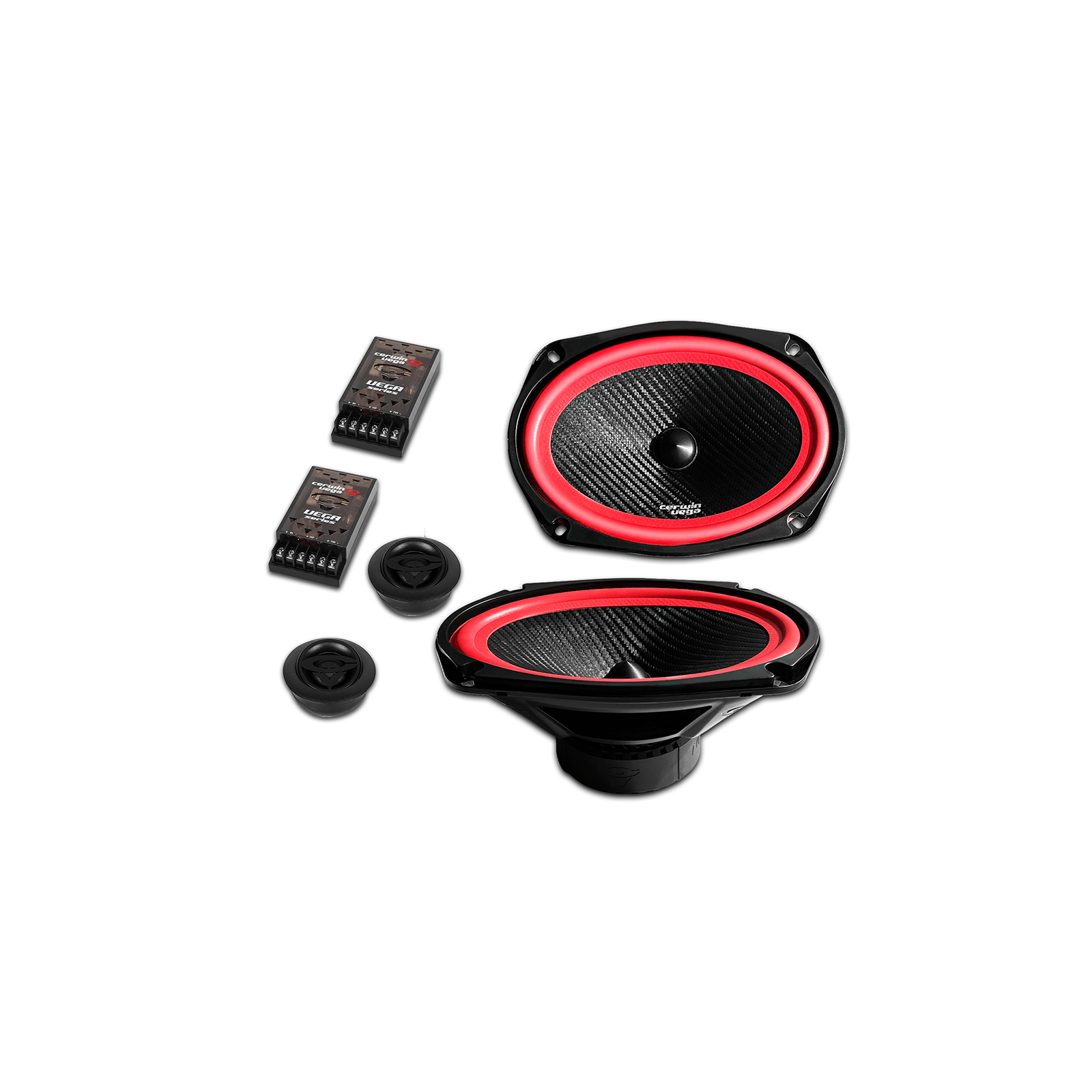 Vega 6"x9" 2-Way Component Speakers - V69C